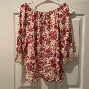 Girls paisley top